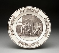 Plate by Montereau Pottery (Manufacturer)