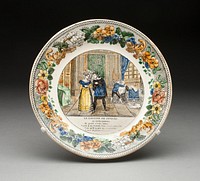 Plate by Montereau Pottery (Manufacturer)