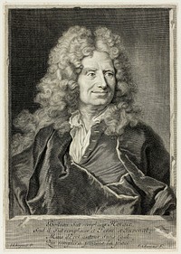 Portrait of Nicolas Boileau Despréaux by François Chereau, the elder