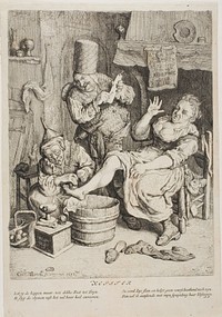 The Cupper (Kopster) by Cornelis Dusart