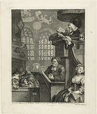 The Sleeping Congregation by William Hogarth