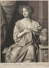 Ortensia Mancini, Duchess of Mazarin by Gerard Valck