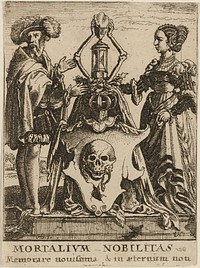 Death's Coat of Arms by Wenceslaus Hollar