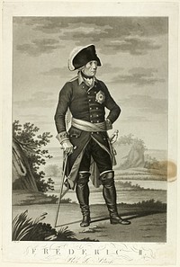 Frederick II, Roi de Prusse by Johann Friedrich Jugel