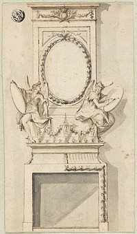 Design for a Chimney Piece by Charles Alfred Stothard