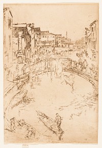 The Bridge, Santa Marta by James McNeill Whistler