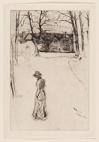 Speke Hall: The Avenue by James McNeill Whistler