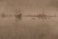 Nocturne, from Venice, a Series of Twelve Etchings (the "First Venice Set") by James McNeill Whistler