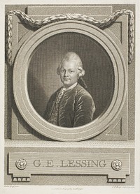 G.E. Lessing by Johann Friedrich Bause