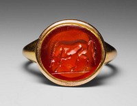 Intaglio Depicting a Horse by Ancient Roman