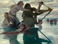 In the Sea by Arnold Böcklin