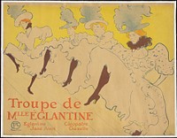 Mademoiselle Eglantine's Troupe by Henri de Toulouse-Lautrec