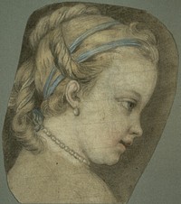 Young Girl Facing to the Right by Carle van Loo