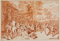 Village Festival by Style of David Teniers, the younger