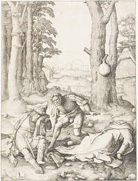 Mohammed and the Monk Sergius by Lucas van Leyden