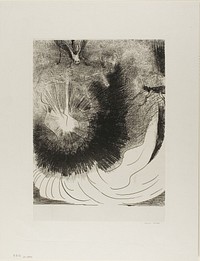 And There Fell a Great Star From Heaven, Burning as it Were a Lamp, plate 5 of 12 by Odilon Redon