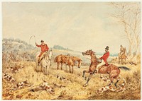 Hunting Scene by Henry Alken