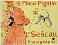 The Photographer Sescau by Henri de Toulouse-Lautrec