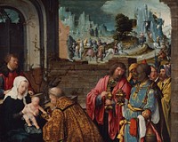 The Adoration of the Magi by Cornelis Engelbrechtsz.