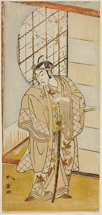 The Actor Matsumoto Koshiro IV as Matsuo-maru in the Play Sugawara Denju Tenarai Kagami, Performed at the Nakamura Theater in the Ninth Month, 1773 by Katsukawa Shunsho