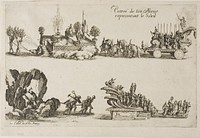 Entry of His Highness, Representing the Sun, from The Combat at the Barrier by Jacques Callot