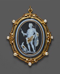 Cameo Portraying Emperor Claudius as Jupiter by Ancient Roman