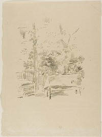 Tête-à-tête in the garden by James McNeill Whistler