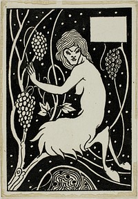 Decorative Study: Satyr by Aubrey Vincent Beardsley