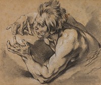 Study of a Triton by François Boucher