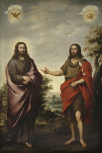 Saint John the Baptist Pointing to Christ by Bartolomé Estéban Murillo