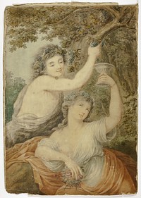 Bacchus and Maiden by Giovanni Battista Cipriani