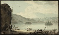 Barzon's Wake Lake, Lancashire by Sir M. Fleming