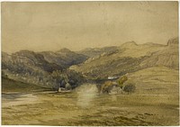 Valley with Cottages by William Bennett