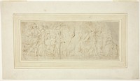 Procession of Figures and Oxen by Girolamo da Carpi