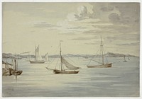 View Inchkeith and the Firth of Forth Islands from Granton by Elizabeth Murray