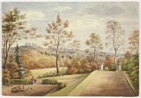 Terrace at Wentworth Castle by Elizabeth Murray