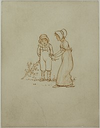 Little Boy and Girl by Kate Greenaway