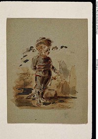 Boy in Soldier's Uniform by Dupenvant Dupenvant