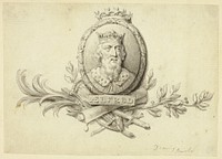 Design for Medallion of King Alfred by Robert Smirke, the younger