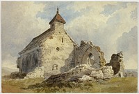 Chapel Ruins by Charles John Hills