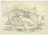 Farm Buildings by Paul Sandby Munn