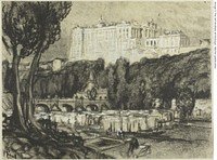 Madrid: The Palace by Joseph Pennell
