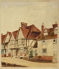 Tudor House Fronts by Unknown artist (Unknown Amateur)