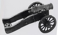 Model Howitzer with Carriage by Antonio Perelli