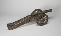 Model Field Cannon with Carriage