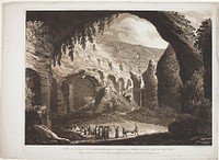 View of the Inside of the Amphitheatre of Vespasian at Rome (called the "Colosseo") by Richard Cooper, II