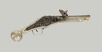 Wheellock Pistol (Puffer) with the Coat of Arms of Johann Georg, Duke of Saxony