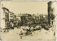 The Market, Venice by Donald Shaw MacLaughlan