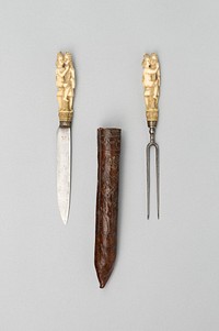Knife and Fork with Sheath