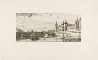 Pont-au-Change, Paris by Charles Meryon